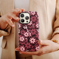 Dark Pink Hippie iPhone | 60s Hippie iPhone 13