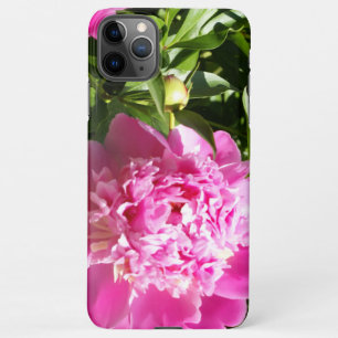 Dark pink peonies iPhone 11Pro max case