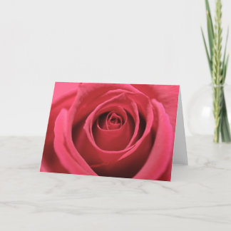 Dark Pink Rose 01 Card