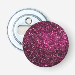 Dark Pink Sparkles Bottle Opener