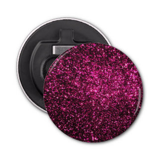 Dark Pink Sparkles Bottle Opener