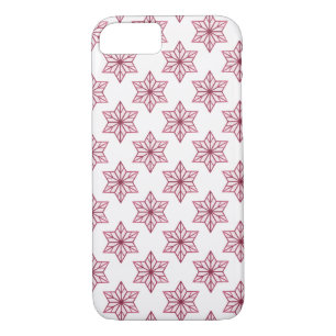 Dark Pink Vintage Starburst BT iPhone 7 Case
