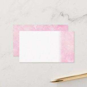 Dark Pink Watercolor Paint Pretty Art Feminine Art Appointment Card