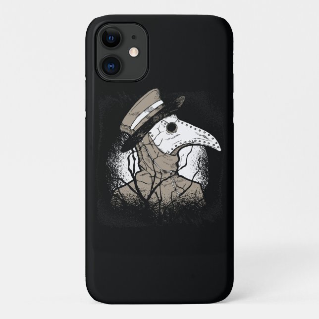 Dark Plague Doctor Case-Mate iPhone Case (Back)