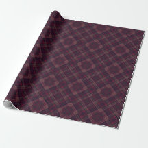 Dark Plaid Wrapping Paper