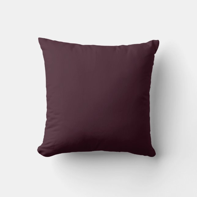 Dark Plum Velvet Cushion (Front)
