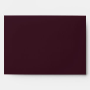 Dark Plum Velvet Envelope