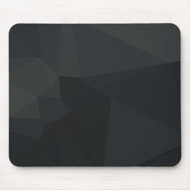 Dark Polygonal Pattern Mouse Mat (Front)