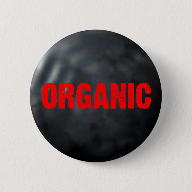 Dark Pond, Organic 6 Cm Round Badge (Front)