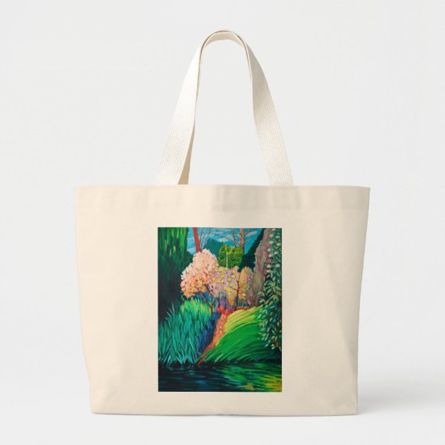 Dark Pool Large Tote Bag (Front)