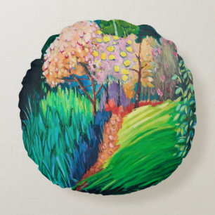 Dark Pool Round Cushion