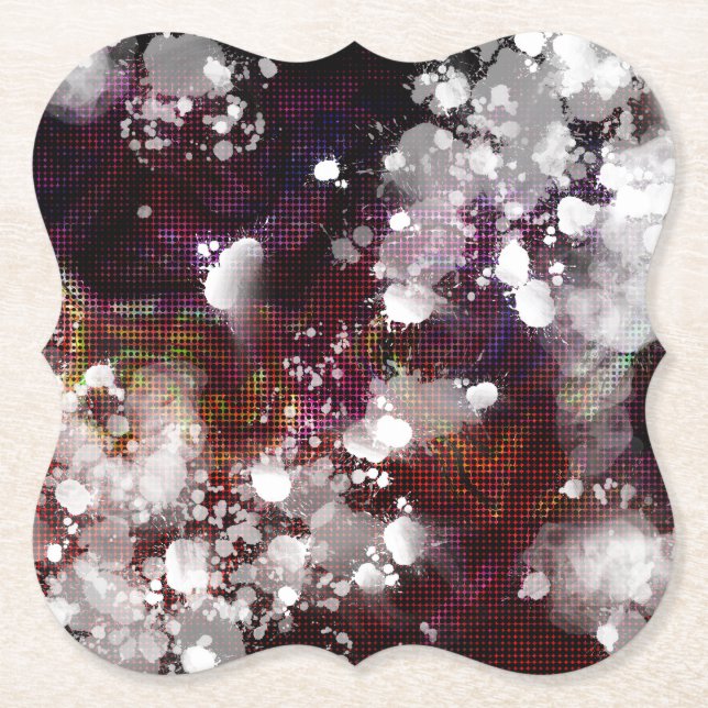Dark Preparation Paper Coaster (Front)