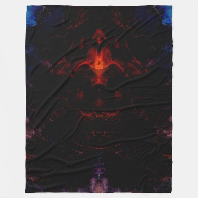 Dark Presence Fleece Blanket (Front)