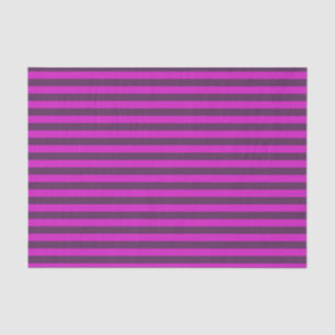 Dark Purple and Magenta Stripes Tissue Paper