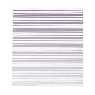Dark purple and white candy stripes notepad
