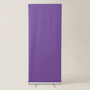 Dark Purple Best Vertical Retractable Banner