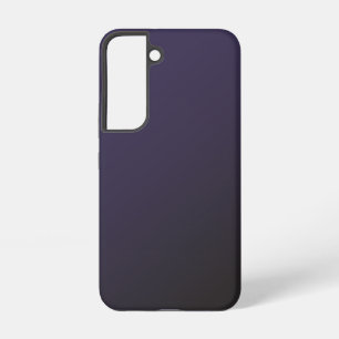 Dark Purple Black Gradient Galaxy S22 Cases