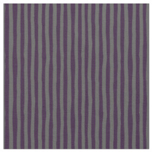 Dark Purple & Dark Gray Wonky Stripes Fabric