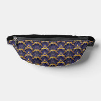 DARK PURPLE & GOLD ART DECO PATTERNS