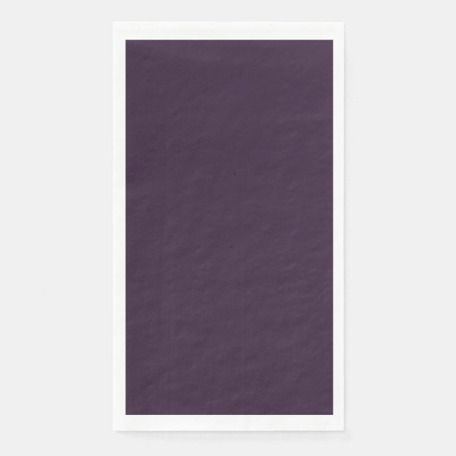 Dark Purple Guest Paper Napkin (Front)