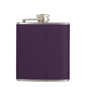 Dark Purple Hip Flask