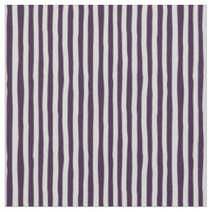 Dark Purple & Light Gray Wonky Stripes Fabric