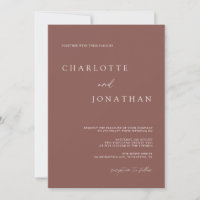 Dark Purple Mauve Romantic Bohemian Rustic Wedding
