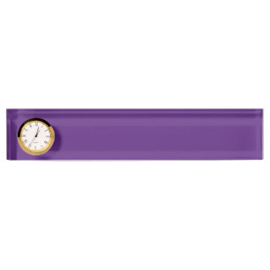 Dark Purple Nameplate