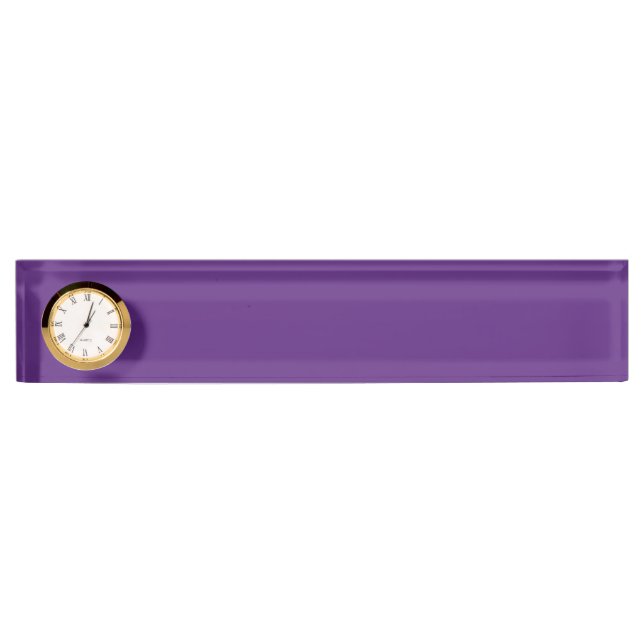 Dark Purple Nameplate (Front)