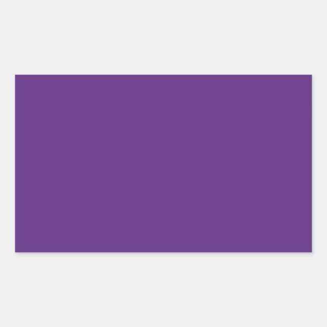Dark Purple Rectangular Sticker (Front)