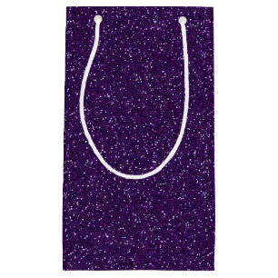 Dark Purple Sparkle Glitter Gift Bag