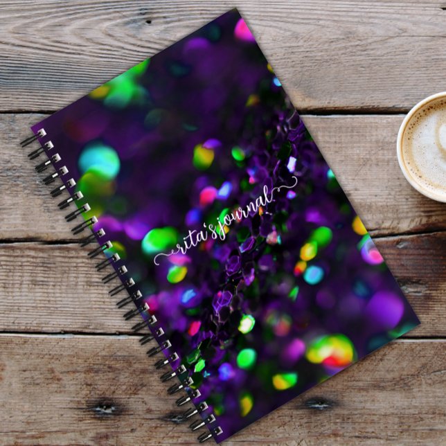 Dark Purple Sparkling Journal (Creator Uploaded)