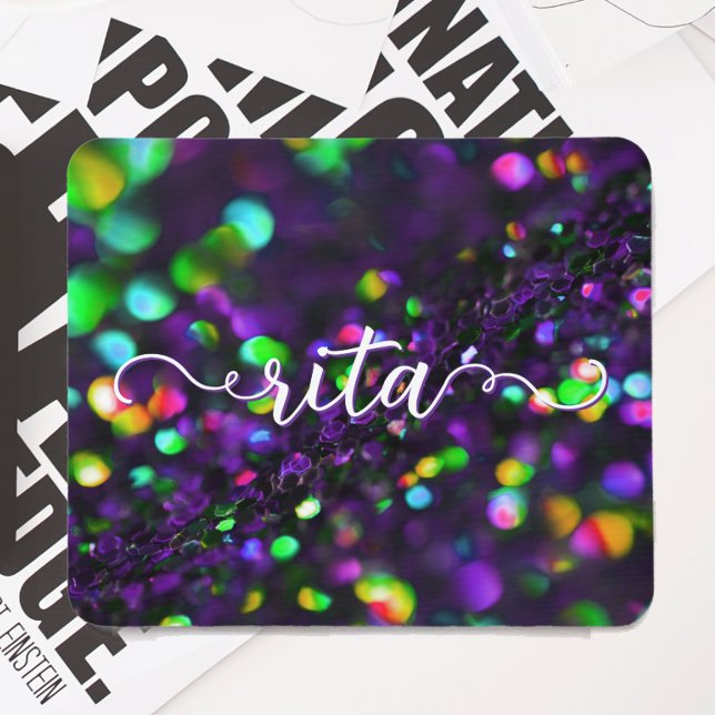 Dark Purple Sparkling Mouse Mat (Creator Uploaded)