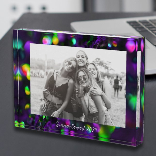 Dark Purple Sparkling Photo Block (Creator Uploaded)