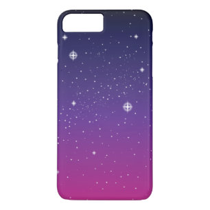 Dark Purple Starry Night Sky iPhone 8 Plus/7 Plus Case