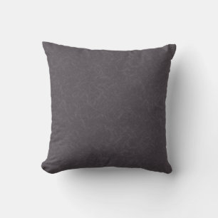 Dark purple textured surface swirling pattern cushion