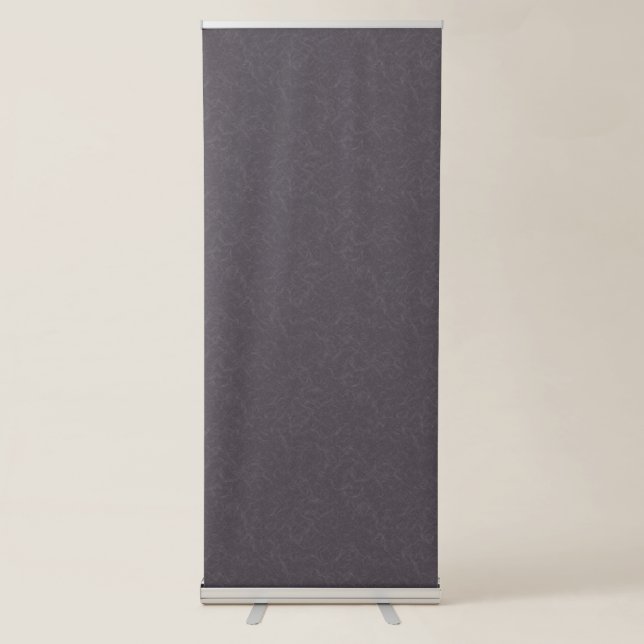 Dark purple textured surface swirling pattern retractable banner (Front)