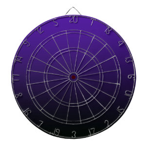Dark Purple to Black Dartboard