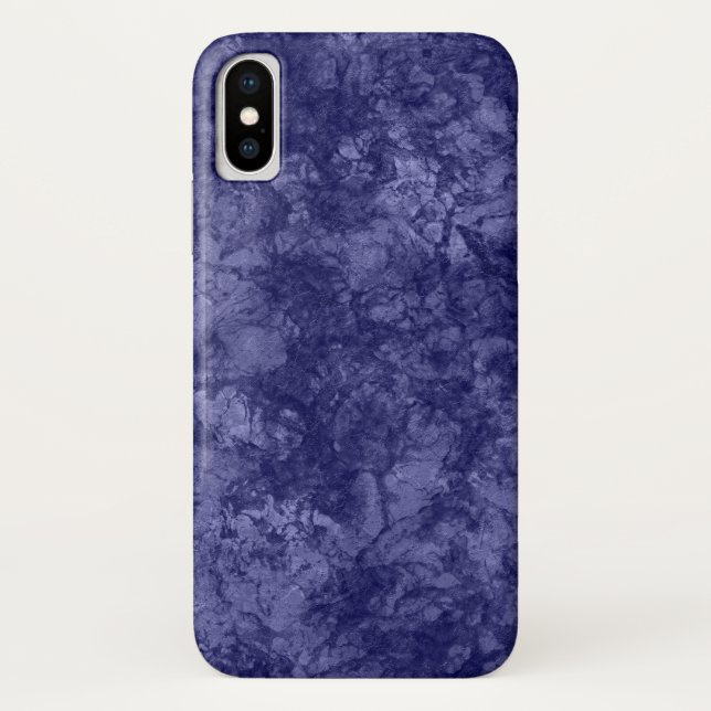 Dark purple violet texture textured suede marble g Case-Mate iPhone case (Back)