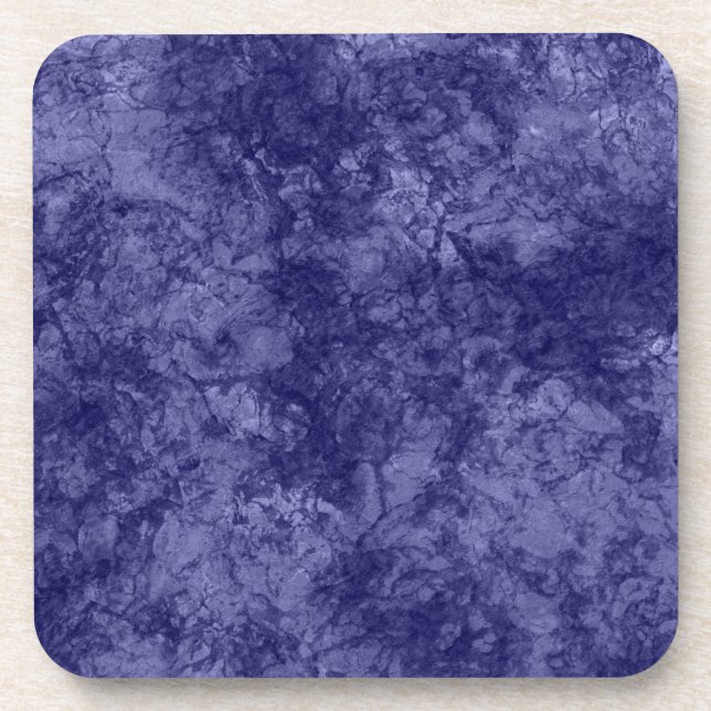 Dark purple violet texture textured suede marble g coaster (Front)