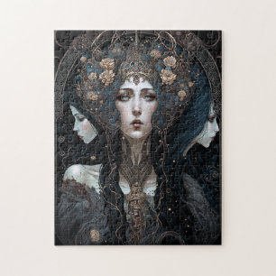 Dark Queen Fantasy Art Jigsaw Puzzle