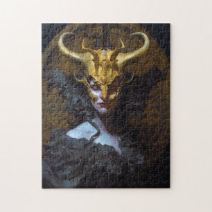 Dark Queen Fantasy Art Jigsaw Puzzle