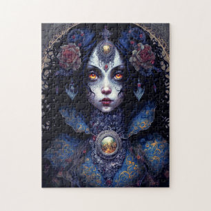 Dark Queen Fantasy Art Jigsaw Puzzle