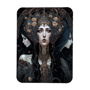 Dark Queen Fantasy Art Magnet