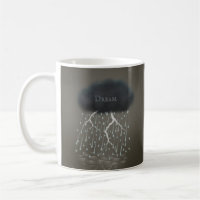 Dark Rain Clouds & Lightning Surreal Personalised