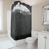 Dark rainy cloud