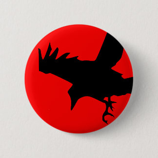 Dark Raven 6 Cm Round Badge