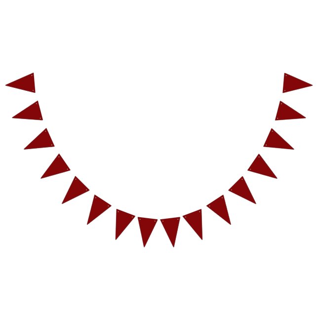 Dark Red - Add your own sign, photo, name Bunting (All)
