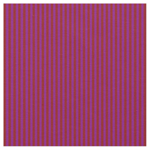 Dark Red and Purple Stripes Fabric | Zazzle.co.uk