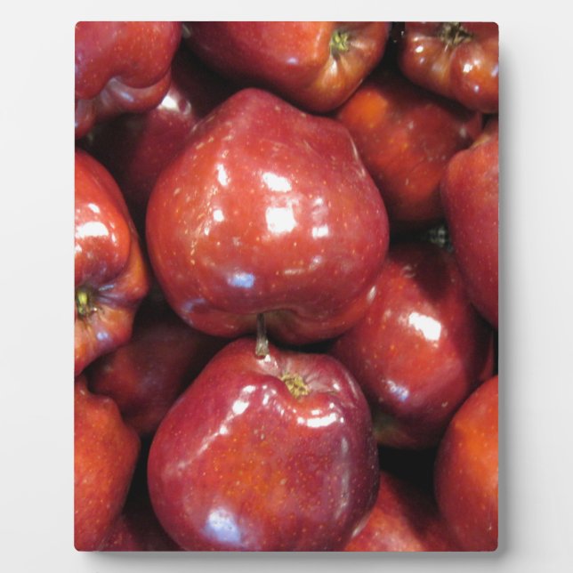 Dark Red Apples Plaque (Front)